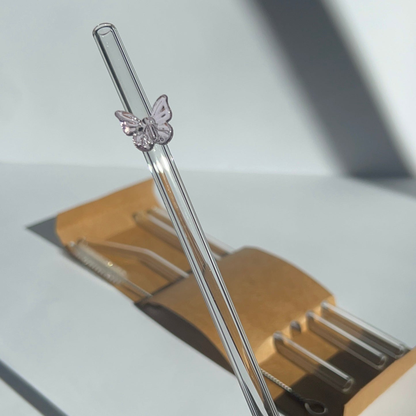 Pack pajitas de vidrio