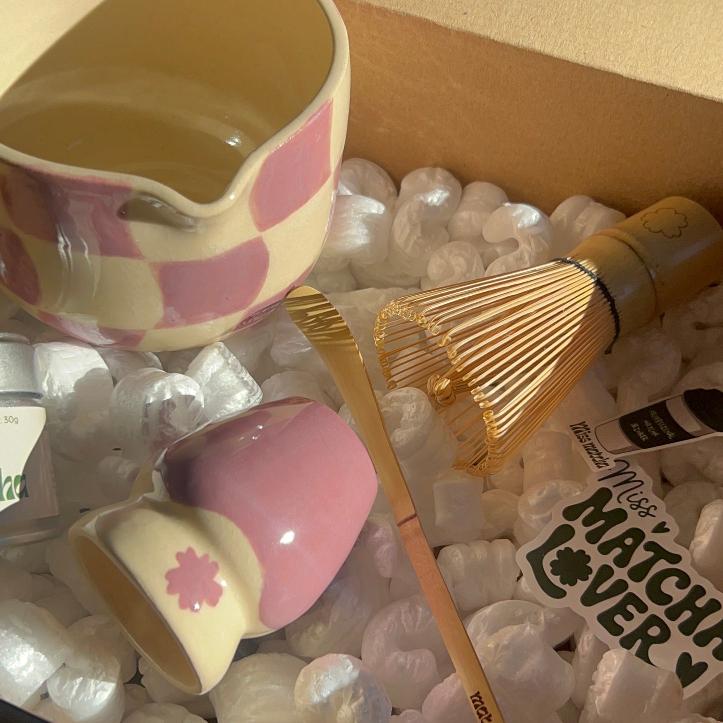 RITUAL SET: Miss Matcha, chawan, naoshi,  chasen y chashaku