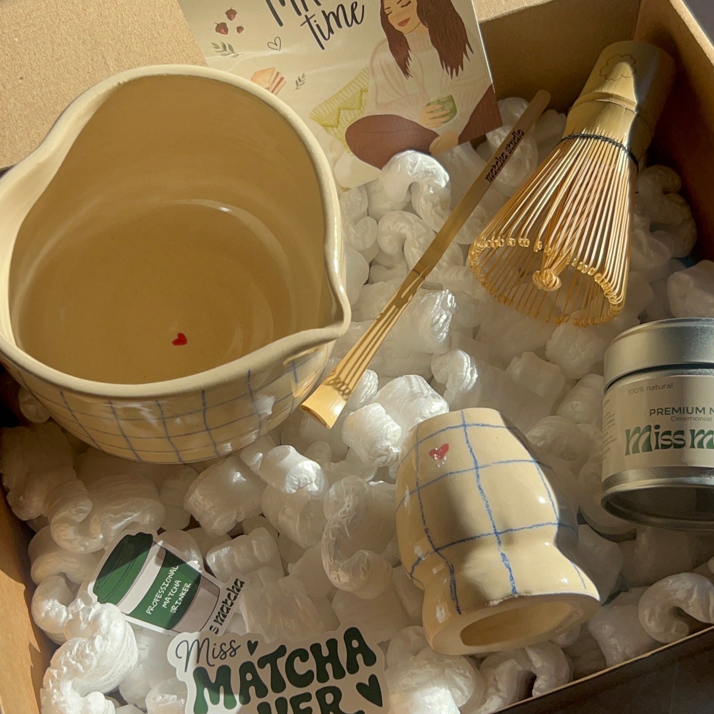 RITUAL SET: Miss Matcha, chawan, naoshi,  chasen y chashaku